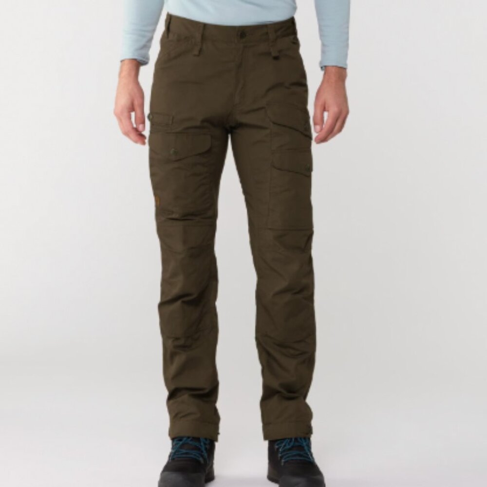 Fjallraven Mens Vidda Pro Ventilated Trousers - Dark Olive, EU 44